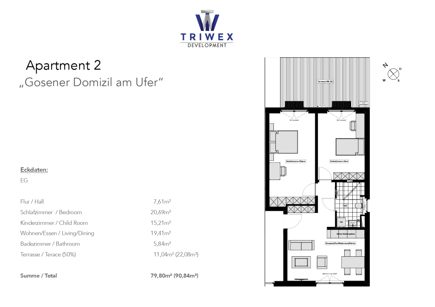 Grundriss der Triwex immobilien und Baumanagement GmbH